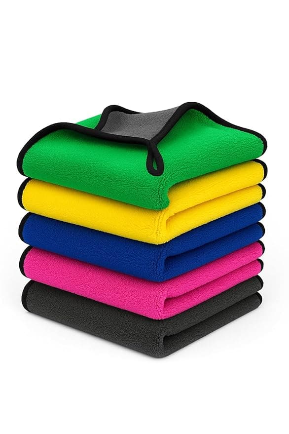 Microfiber Towel for Car Cleaning 400 GSM | Micro Fiber Cleaning Towel | Cloth for Dusting Washing & Mirror Glass Cleaning | Microfibre Cloth for Drying & Car Detailing
