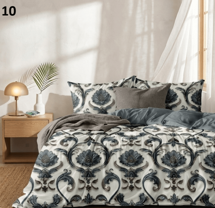 7D Floral Bedsheet 90*100 inches