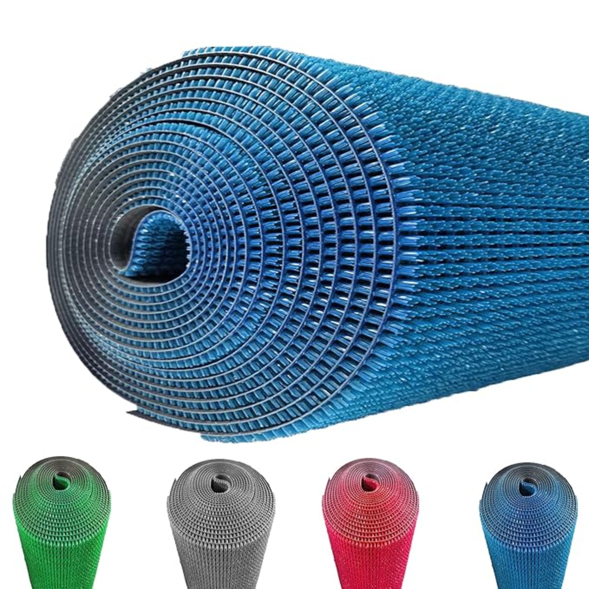 Plastic Solid PVC Stick Turf Mat Anti-Slip Plastic Backed for Home Entrance Floor Mat, Bedroom, Balcony, Offices