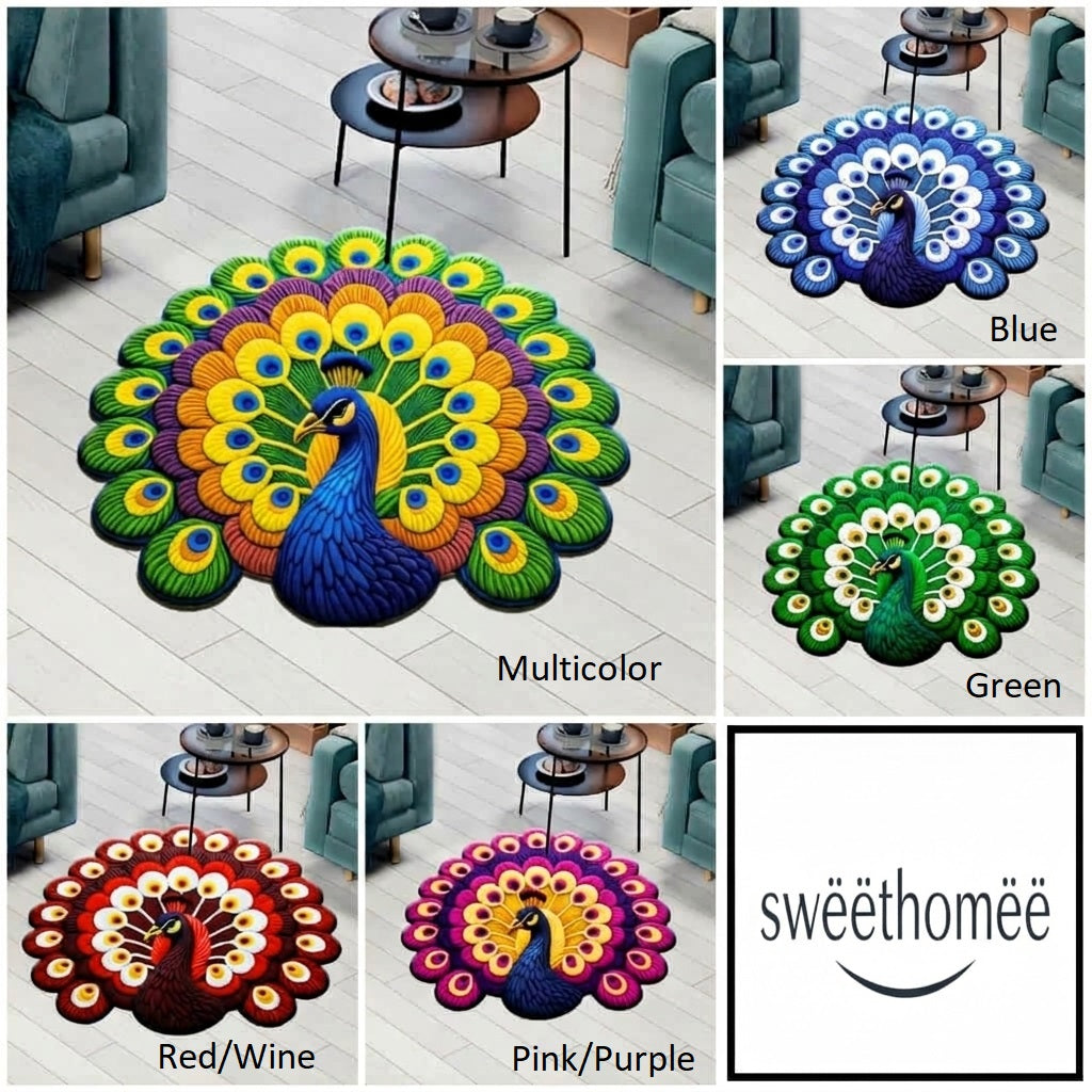 Peacock 7d Door Mat