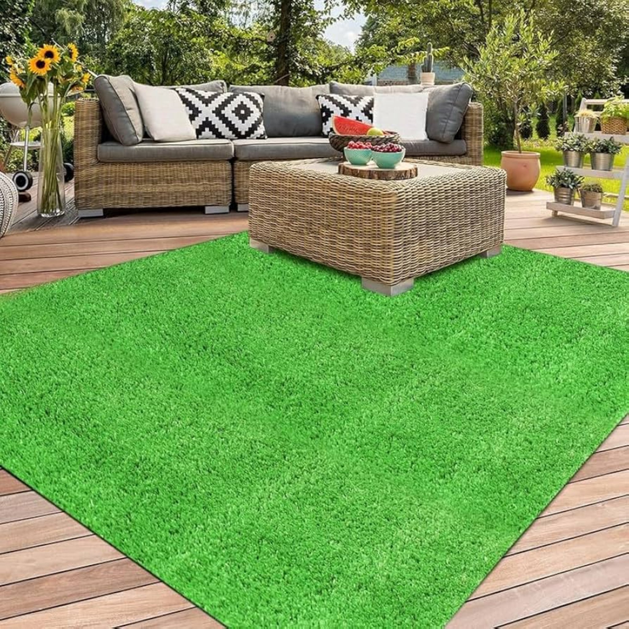 Artificial Grass Synthetic Turf | Balcony Garden Carpet | Artificial Grass Decor | Artificial Grass Flooring | Artificial Green Grass Floor Carpet