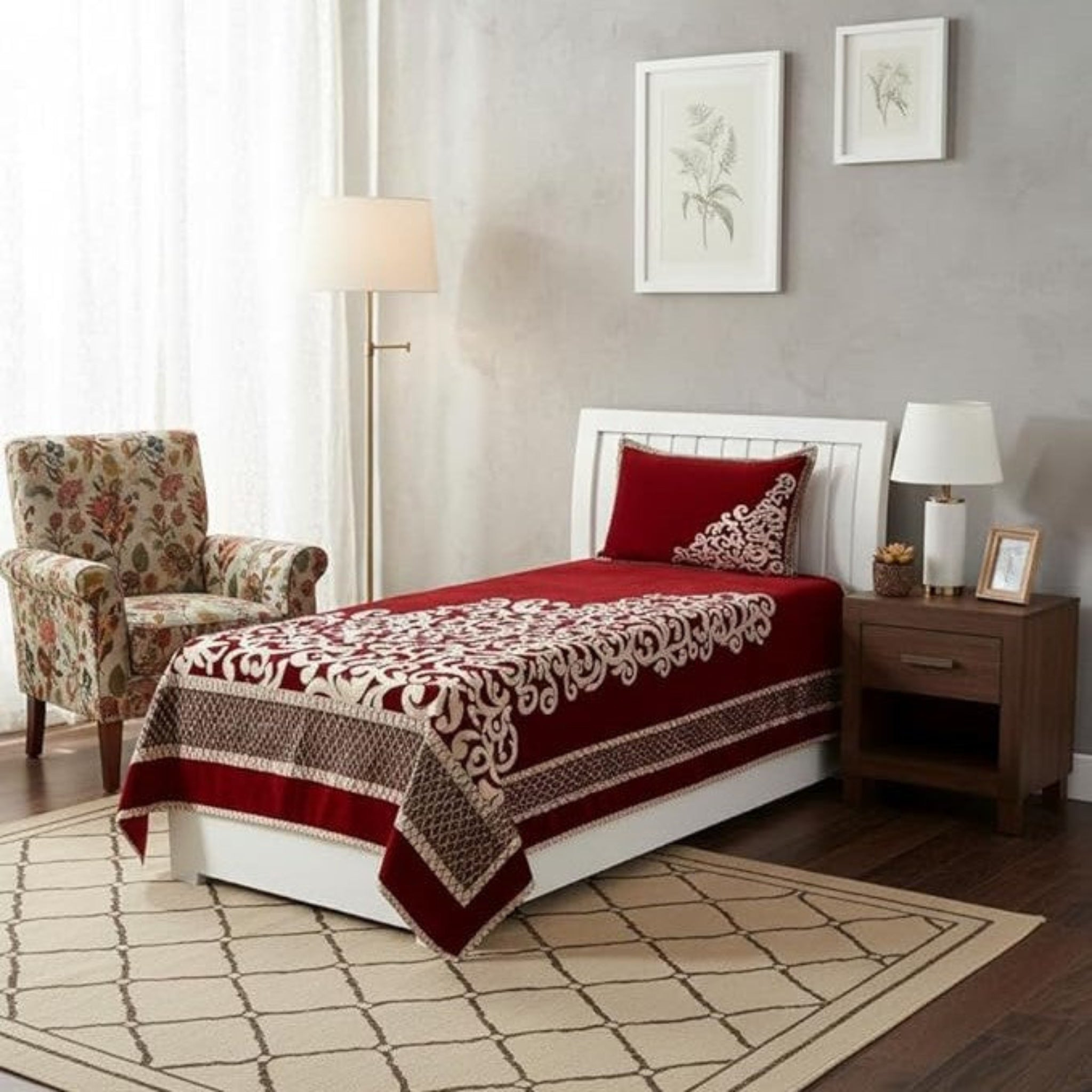 Velvet Chenille Bedsheets