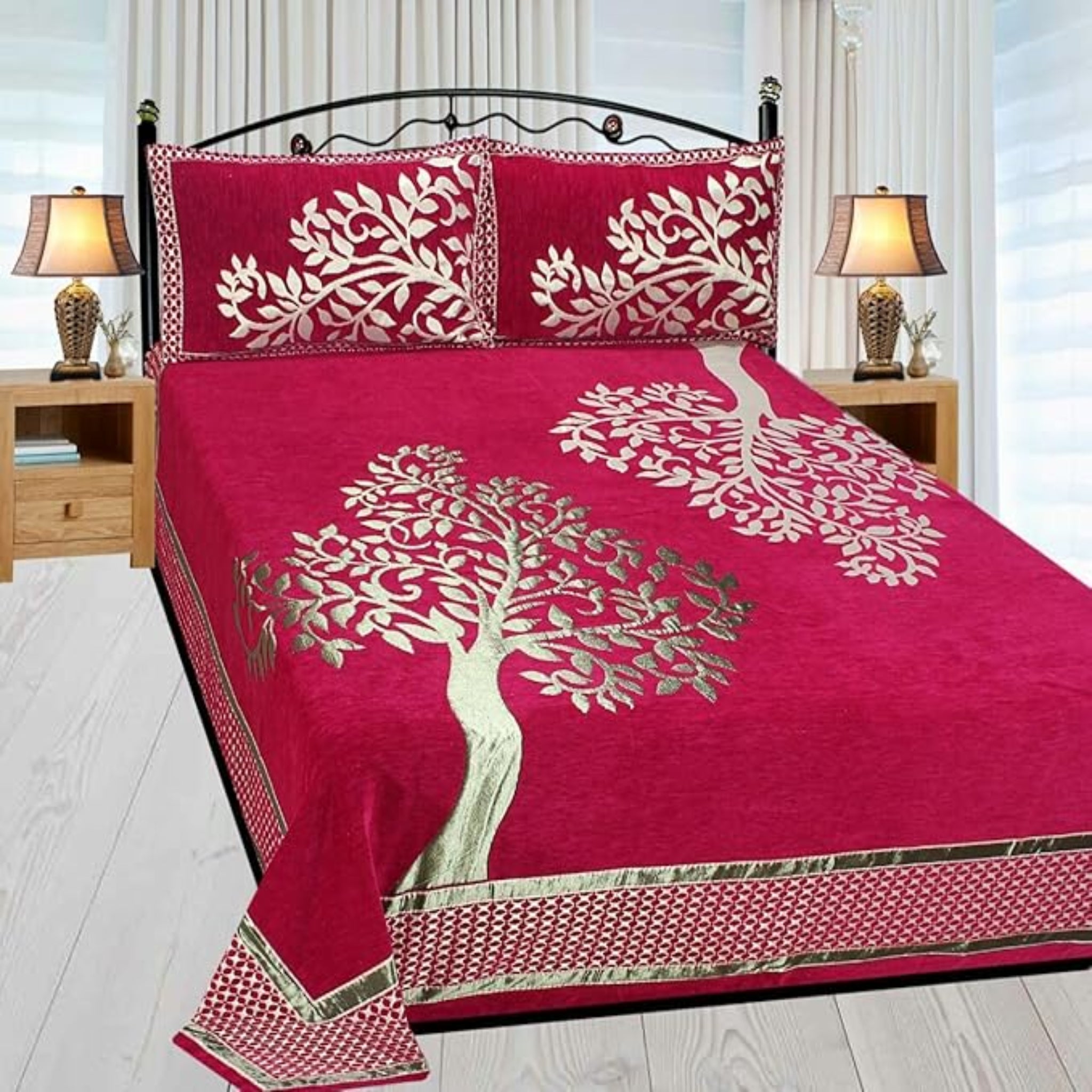 Velvet Chenille Bedsheets